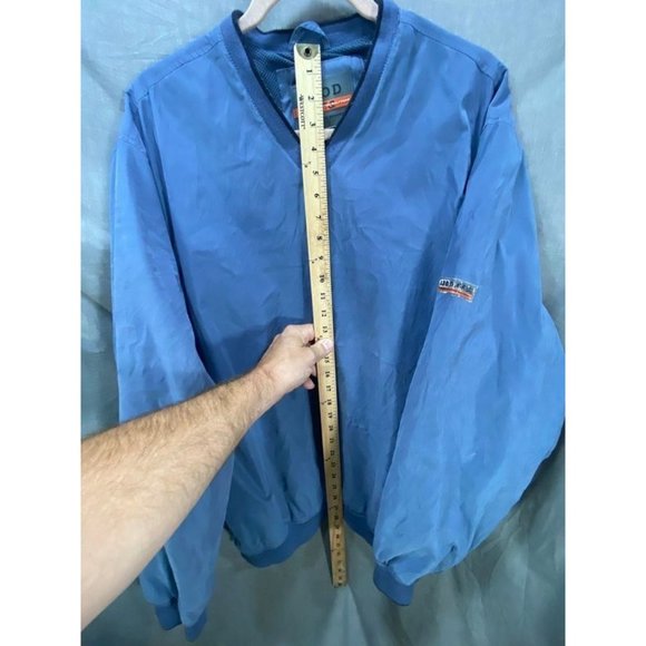 Izod XFG Jacket‎ Adult Large Blue Long Sleeve Pullover Windbreaker Mens. - Picture 8 of 9